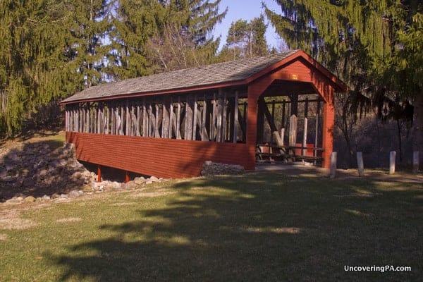 Harrity Covered Bridge in Beltzville State Park