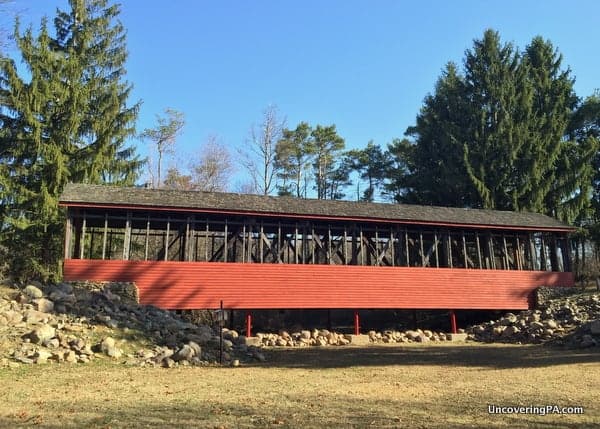 Another view of Harrity Covered Bridge in Carbon County, PA