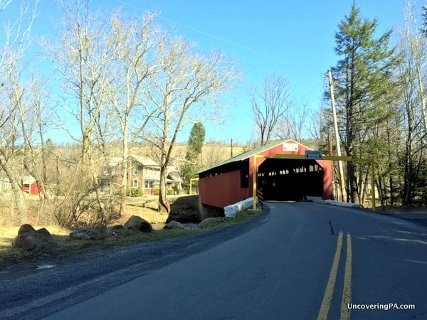 Little Gap Covered Bridge in Carbon County, Pennsylvania