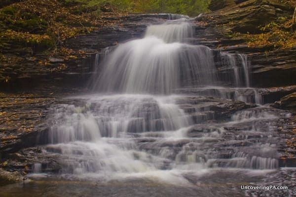 Onondaga Falls in Ricketts Glen State Park in Pennsylvania