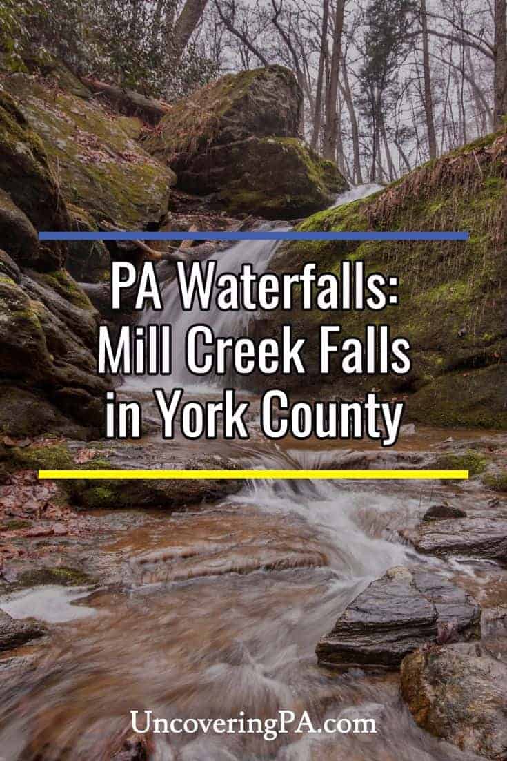 Pennsylvania Waterfalls: Mill Creek Falls in York County, PA