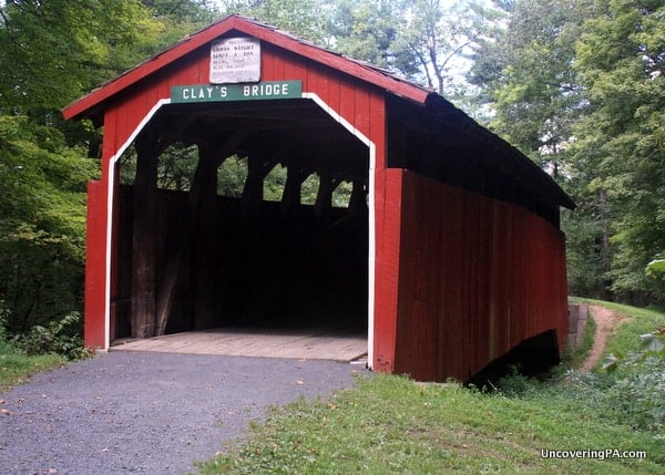 Clay's Covered Bridge in Little Buffalo State Park