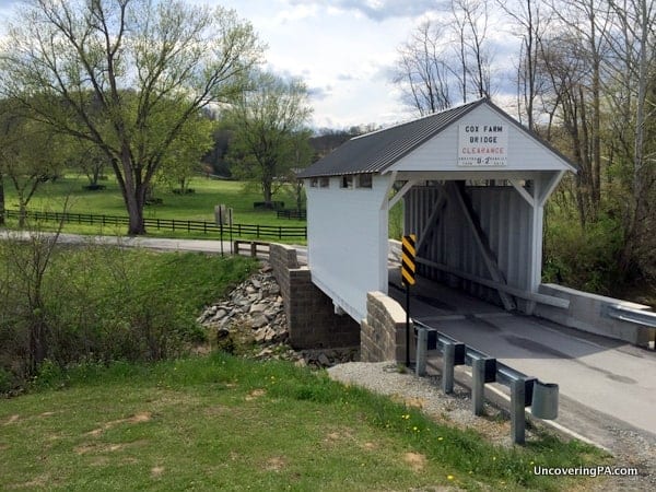 How to get to Cox Farm Covered Bridge in Greene County, PA