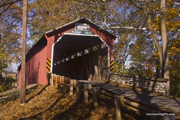 Fleisher Covered Bridge near Newport, Pennsylvania.