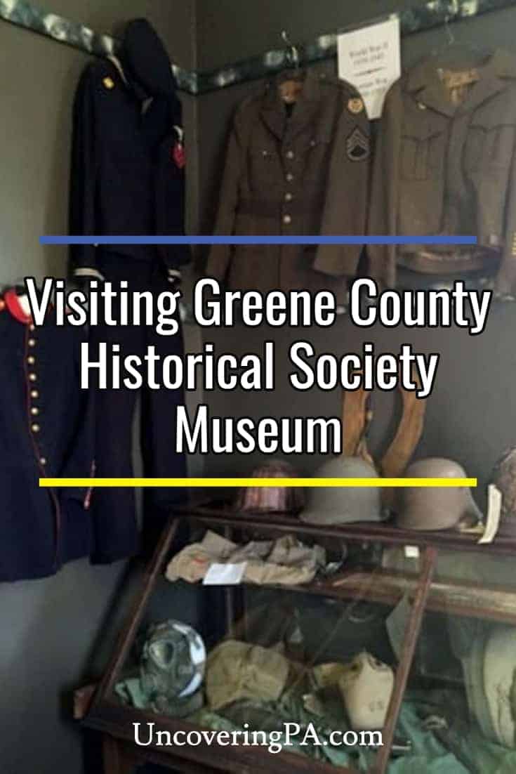 Greene County Historical Society Museum One of the Largest and Best Historical Society Museums