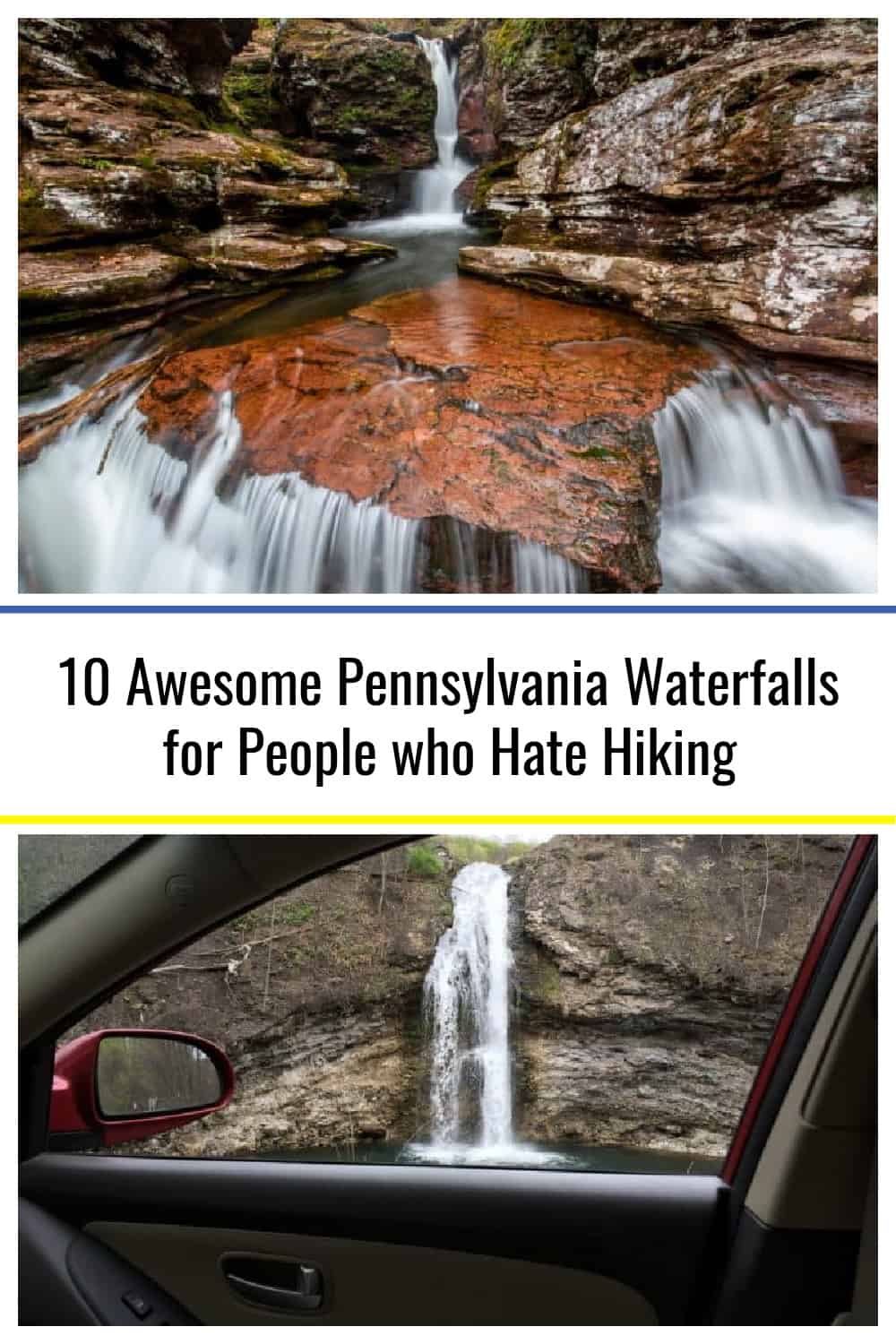 10 Pennsylvania Waterfalls for People Who Hate Hiking UncoveringPA