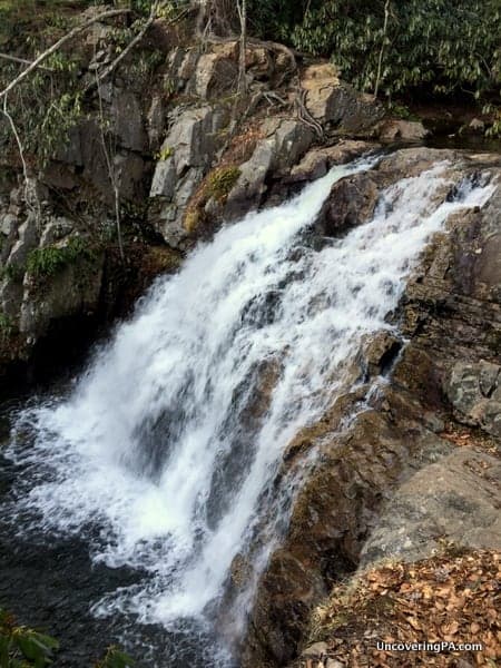 Hawk Falls in Hickory Run State Park in Carbon County, PA