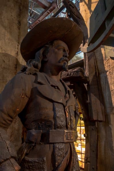 Buffalo Bill at the Mercer Museum in Doylestown, PA