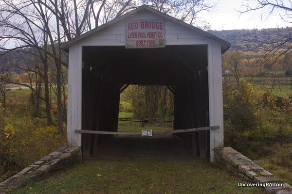 Red Covered Bridge near Liverpool, PA