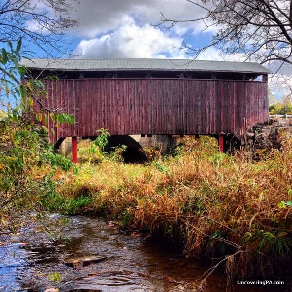 Red Covered Bridge near Liverpool, Pennsylvania.