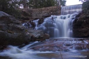 Saylorsville Dam in Hickory Run State Park, Pennsylvania