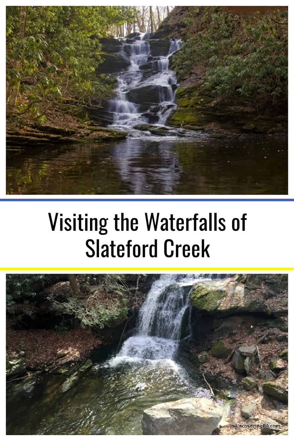 PA Waterfalls: Visiting the Waterfalls of Slateford Creek