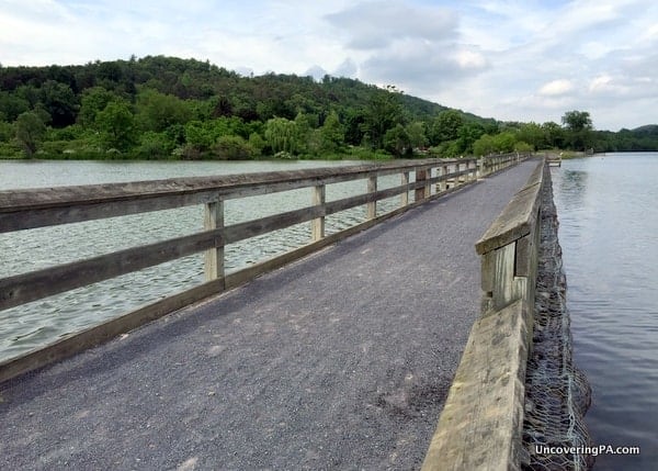 Aitch Fishing Pier on Raystown Lake in Pennsylvania