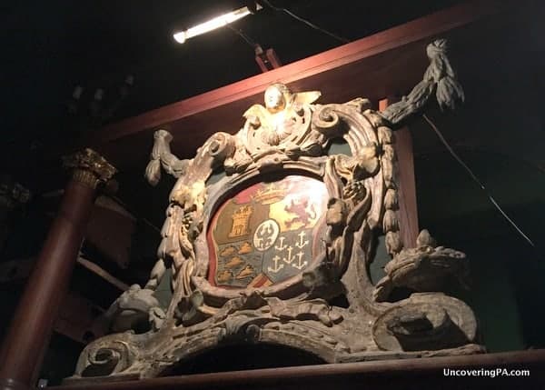 Columbus Family Coat of Arms, Columbus Chapel, Boalsburg, Pennsylvania