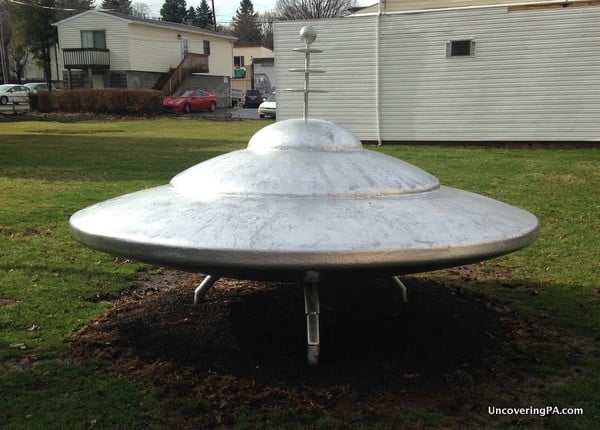 The Flying Saucer in Mars, Pennsylvania.