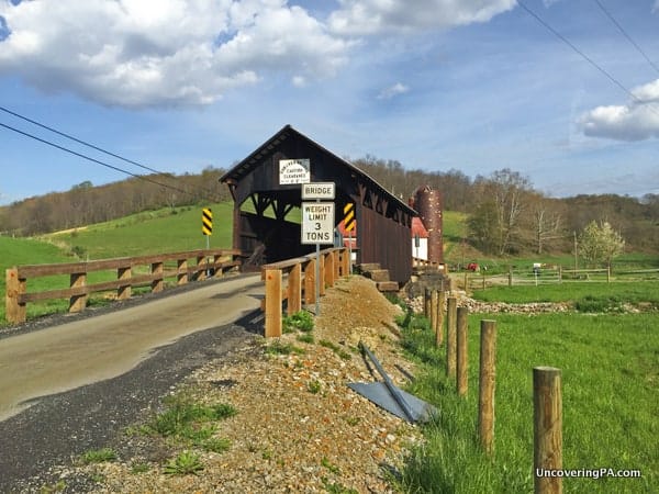 How to get to Shriver Covered Bridge in Greene County PA