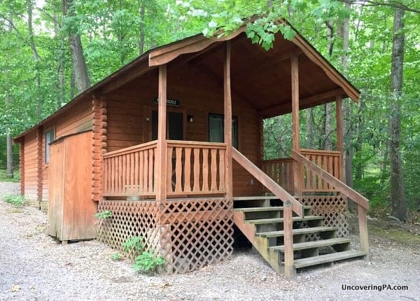 Pine Cabins at Lake Raystown Resort in Pennsylvania