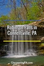 Robinson Falls in Connellsville, PA