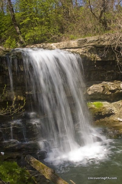 Robinson Falls in the Laurel Highlands of Pennsylvania