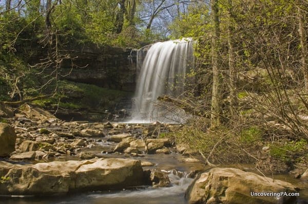 Waterfall on Opossum Run in Connellsville, PA