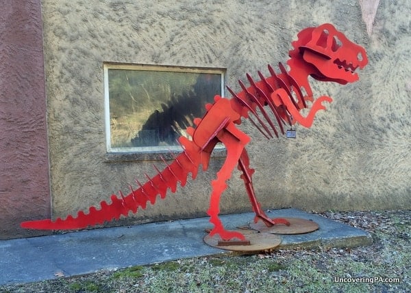 Stinson the Dinosaur in the Poconos