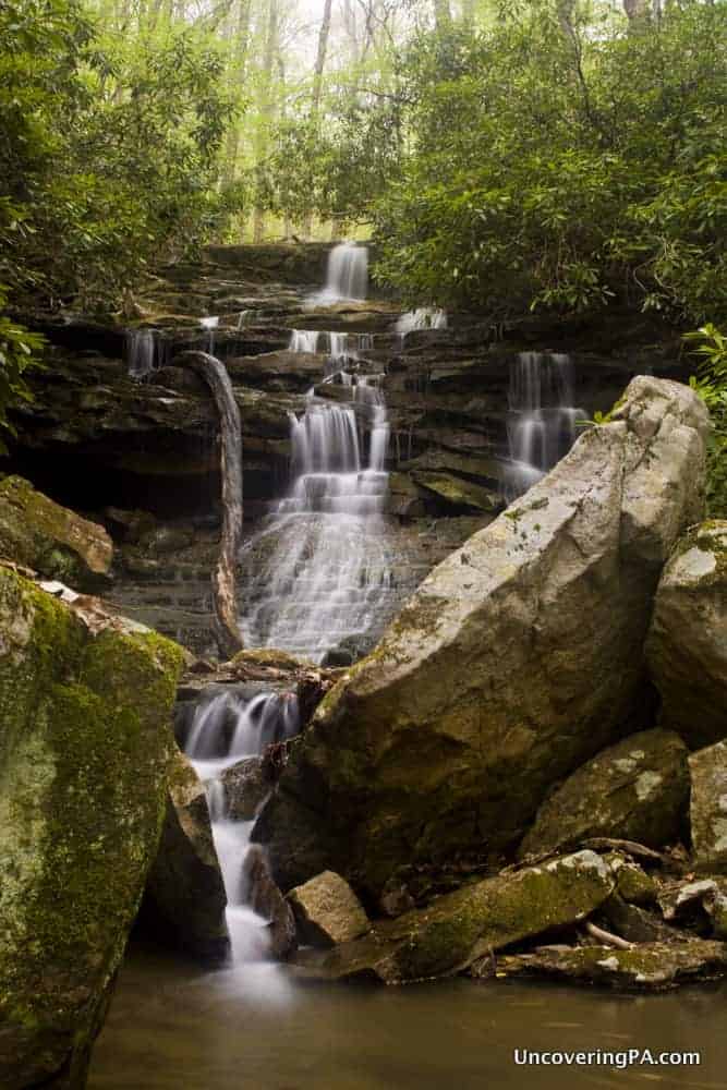 Sugar Run Falls in Ohiopyle State Park