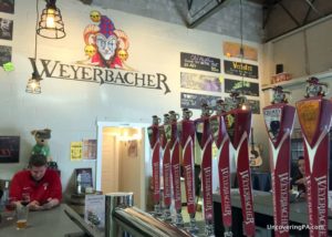 The Tasting Room at Weyerbacher Brewing Company in Easton, PA
