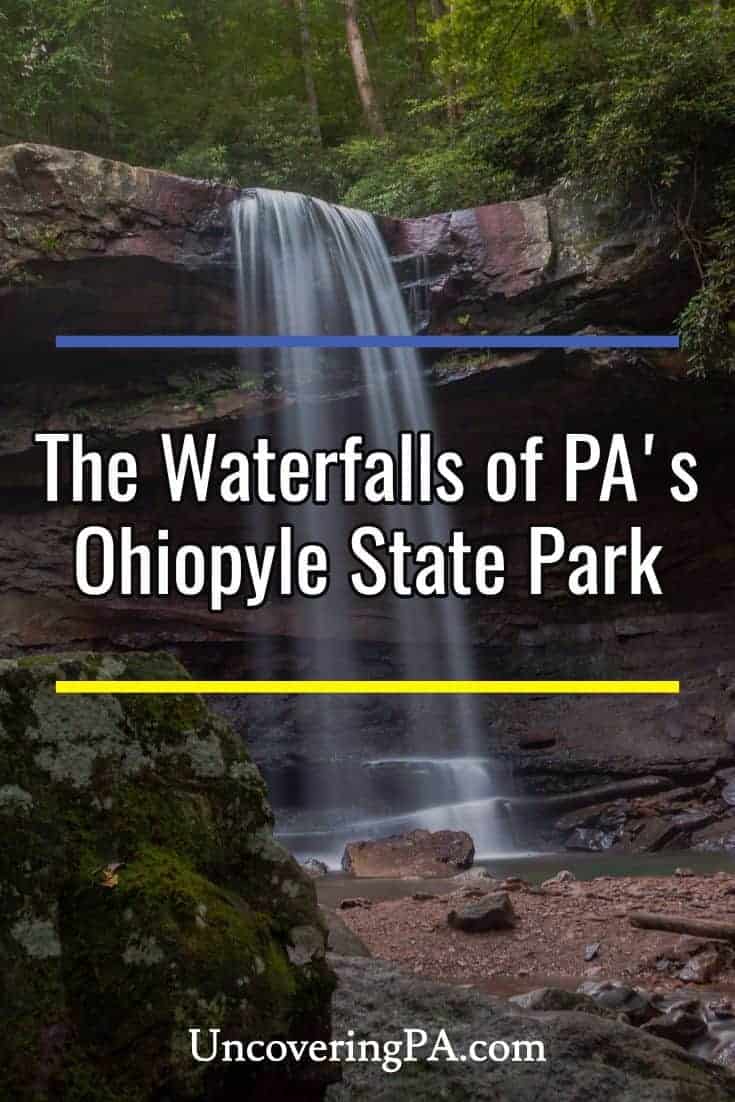 The waterfalls of Ohiopyle State Park in Pennsylvania's Laurel Highlands. #laurelhighlands #statepark #pennsylvania