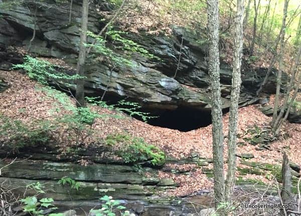 Cave on Hull Creek near Scranton, PA