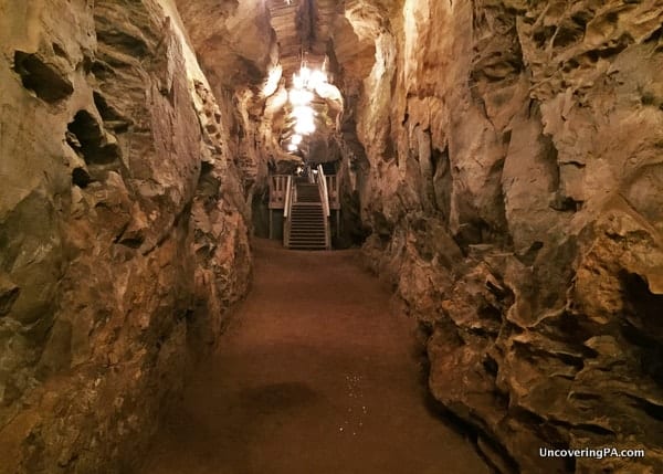 Main Passage Laurel Caverns in the Laurel Highlands of PA