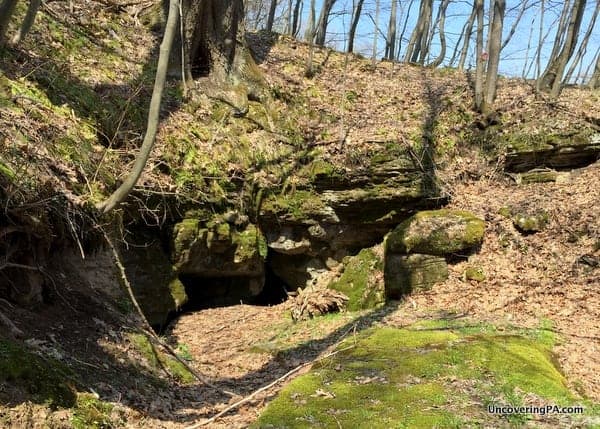 Original Entrance to Laurel Caverns in Fayette County, PA