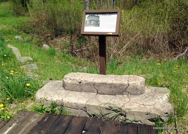 Petroleum Center Self-Guide Trail in Oil Creek State Park, Pennsylvania