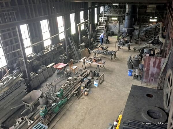 WA Young and Sons Machine Shop and Foundry from above