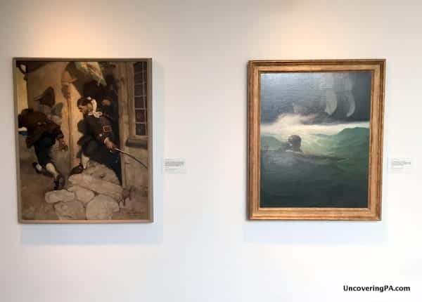 NC Wyeth at the Brandywine River Museum of Art in Chadds Ford Pennsylvania