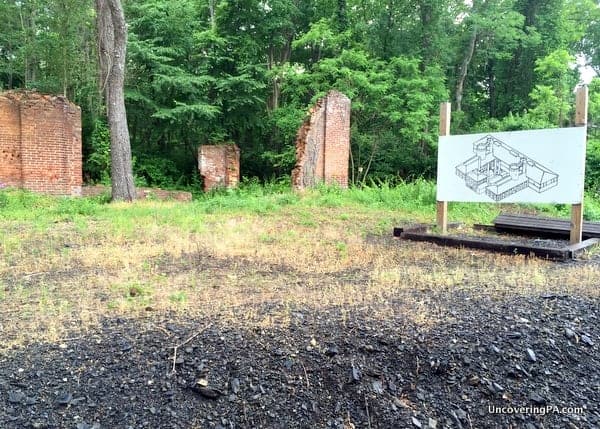 Iron Furnace Ruins in Rockhill, Pennsylvania