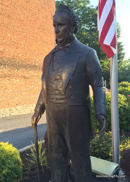 James Buchanan Statue Mercersburg PA