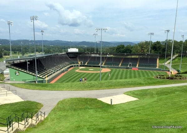 Howard J Lamade Stadium, home of the Little League World Series, in South Williamsport, PA.