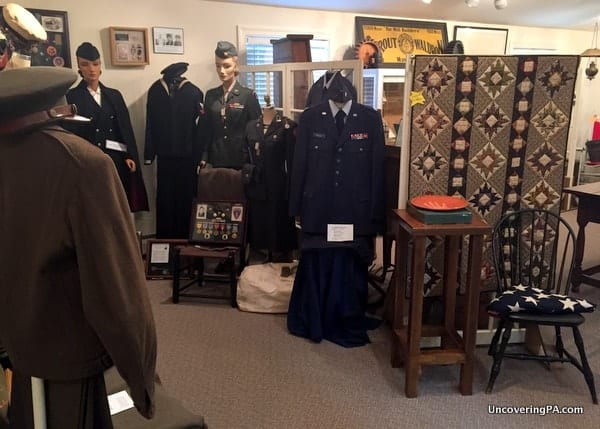 Inside the Muncy Historical Society Museum in Lycoming County, Pennsylvania