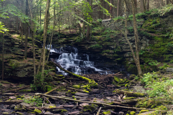 McElhattan Falls in Clinton County PA