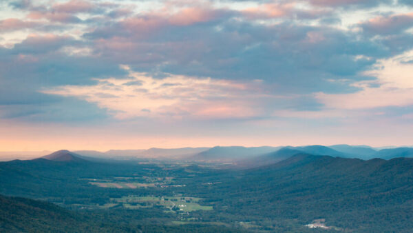 View from Big Mountain Overlook in Buchanan State Forest.