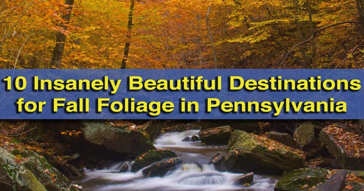 10 Insanely Beautiful Destinations for Fall Foliage in PA