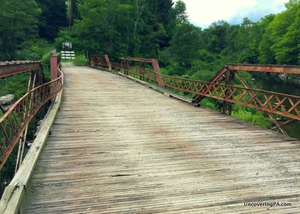 Dyberry Bridge above Tanners Falls Honesdale PA