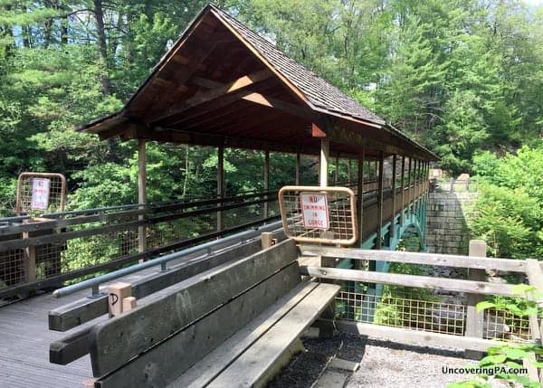 Paul Kanjorski Covered Bridge w Nay Aug Park, Scranton, PA