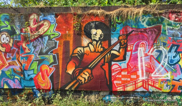 Rivers of Steel Graffiti at Carrie Furnace