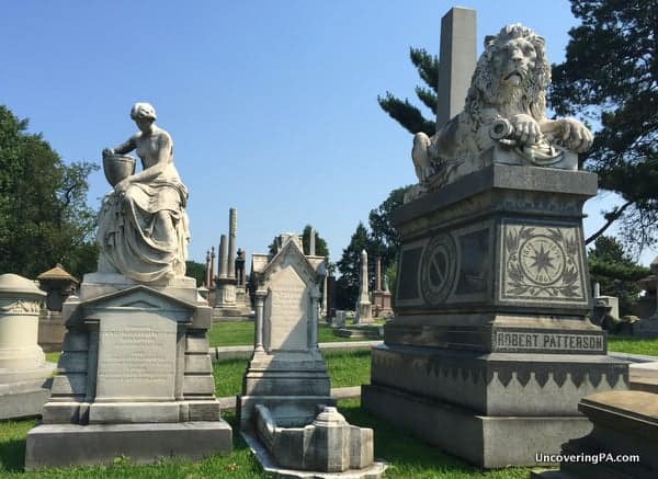 Monuments at Laurel Hill Cemetery Philadelphia Pennsylvania