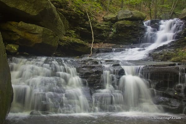 Miners Run Waterfalls in McIntyre Wild Area PA