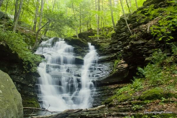 Miners Run Waterfalls Mcintyre Wild Area Pennsylvania