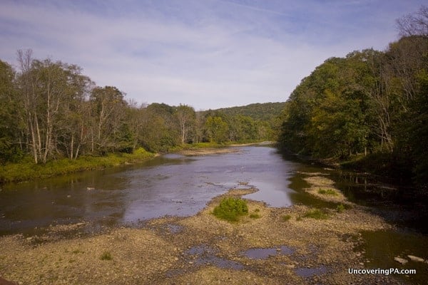 Beautiful scenery in Oil Creek State Park.