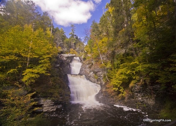 How to get to Raymondskill Falls Delaware Water Gap