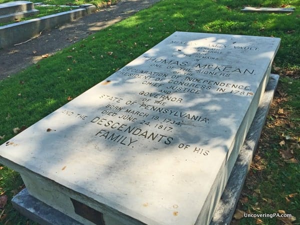 Harry Kalas gravesite- Laurel Hill Cemetery- pinned by Wilkinson